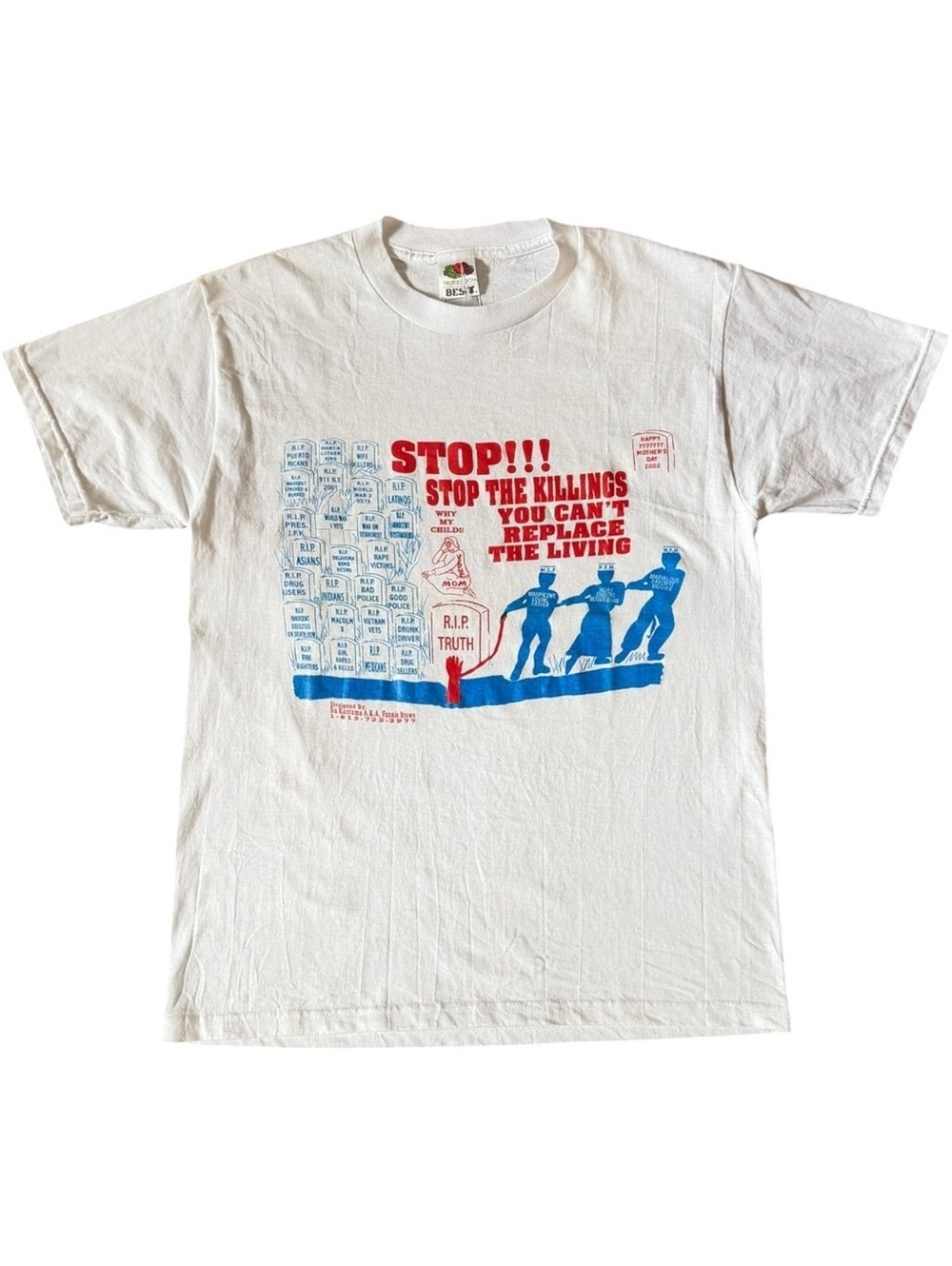 Stop the Killings You Can’t Replace the Living Y2K T-shirt